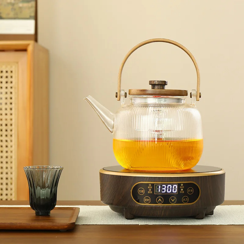 Estufa eléctrica de cerámica de 1300W, tetera, estufa de té, calentador de placa eléctrico, horno de calefacción, Mini caldera de agua de 220V