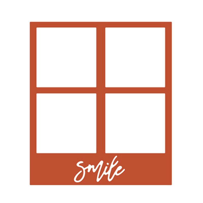Rectangle Background Metal Cutting Dies For Embossing Square Photo Frame Making Album Card Paper Scrapbooking No Stamps