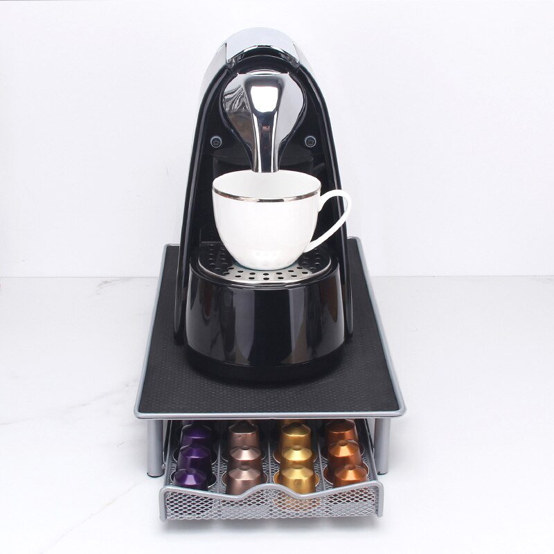 Coffee Capsule Box Drawer Holder Coffee Pod Storage Rack Machine Stand Nespresso Coffee Capsule Frame Dolce Gusto Organization