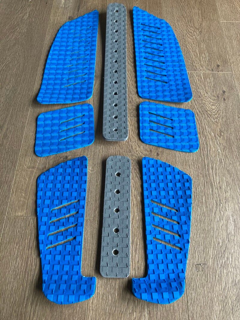 SUP Deck Traktion Pad 8 Stück Premium EVA mit Grip für Surfbrett Longboard Paddle Board: B