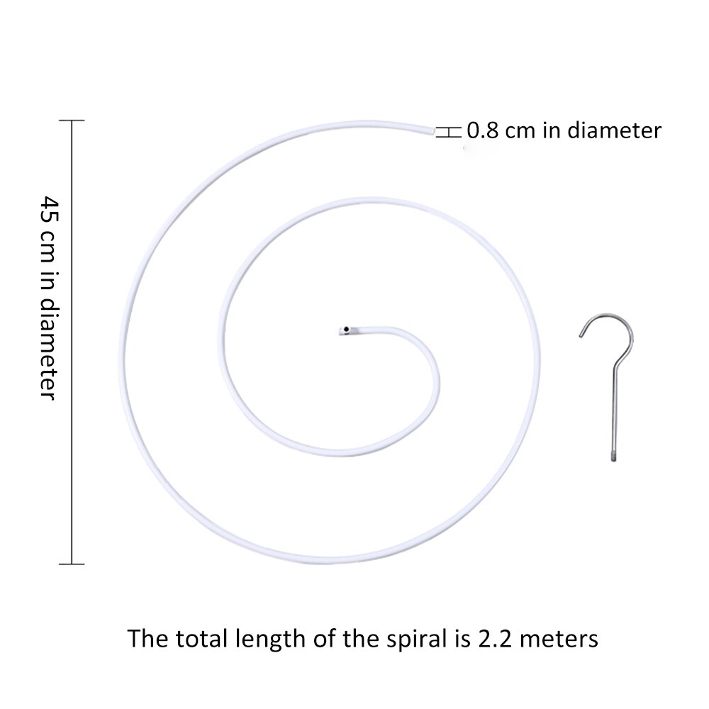 Rack de secagem para roupas folhas de cama espiral cabide círculo girar salvar espaço organizador cobertor cremalheiras secagem acessórios do agregado familiar