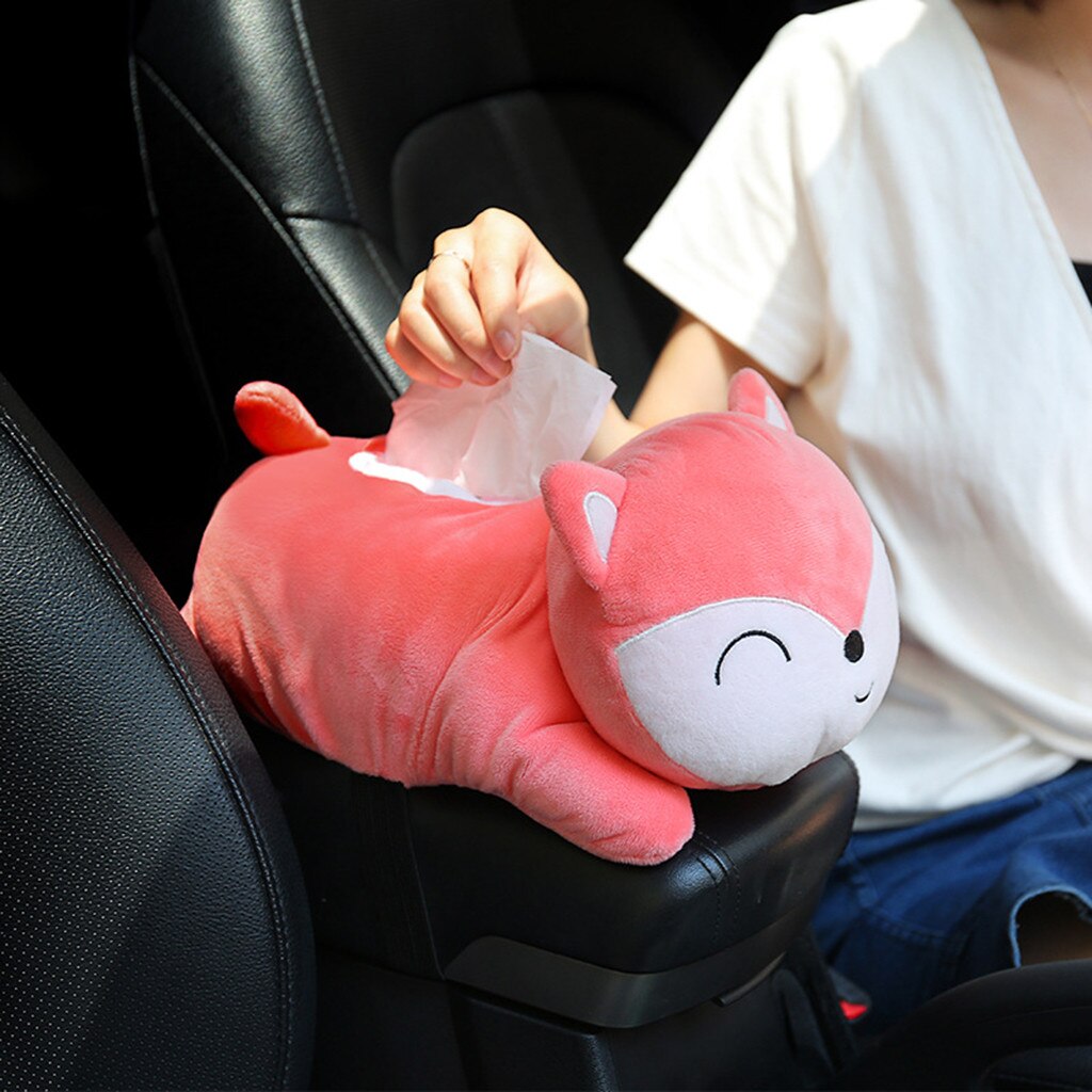 Animal Car Tissue Box Cartoon Multi-Function Home Car Tissue Organizer Practical Tissue Napkin Paper Box napkin holder