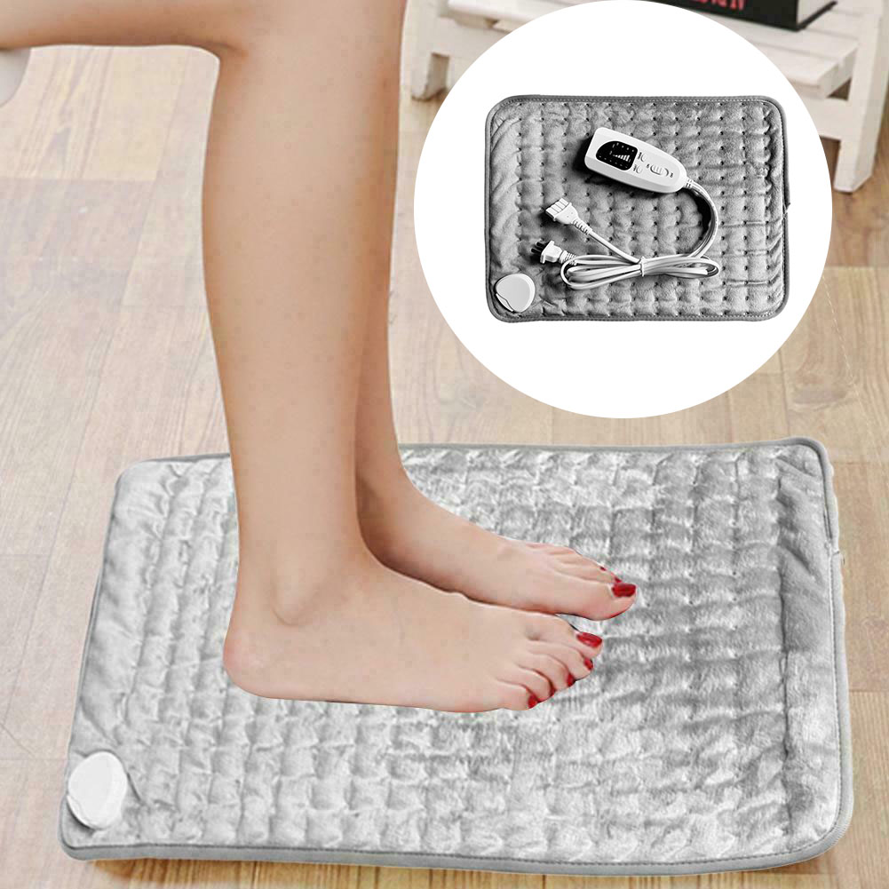 Manta eléctrica de 40x30cm para calentar el Abdomen, almohadilla temporizador de invierno, almohadilla de fisioterapia inteligente para cintura, temperatura ajustable, calor en el cuello