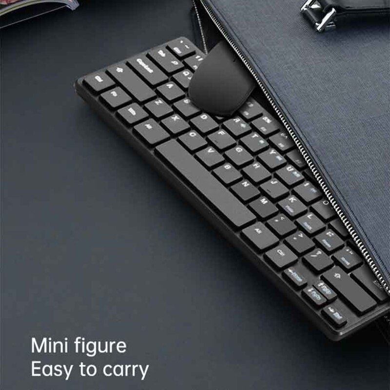 2.4G Wireless Keyboard Mouse Combo Set 1200DPI Silent USB Control for Notebook Laptop Mac Desktop PC Computer