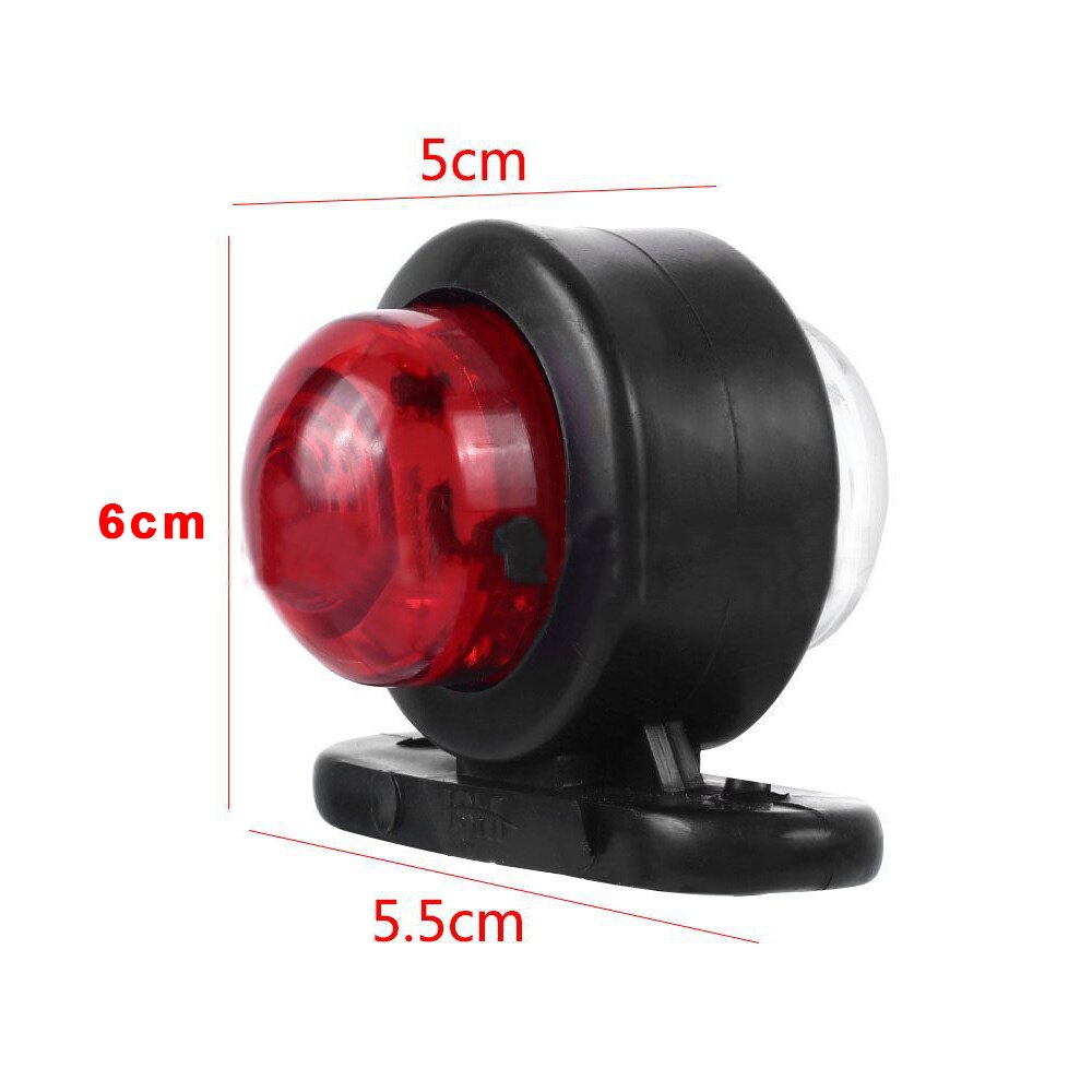 Lastbil sidemarkeringslys trailer 2- led universal 4 stk blink baglygter
