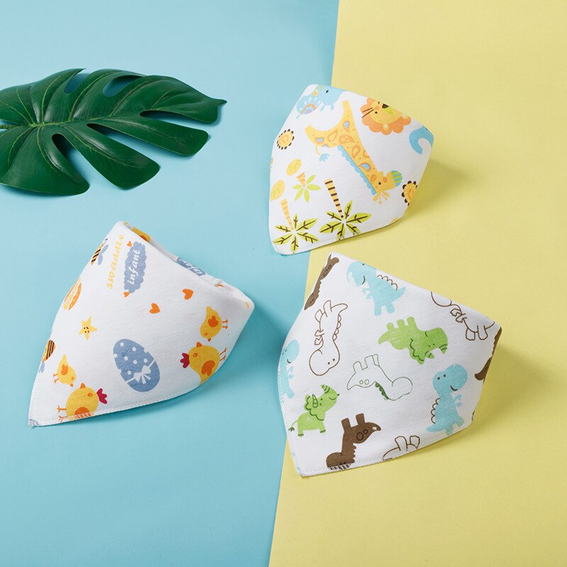 infantile Triangolare raccoglitore Dei Bambini del Cotone Silava Panno Impermeabile anti-Sporco pettorina Mussola Del bambino Accessori Towl rutto Riutilizzabile Salviette