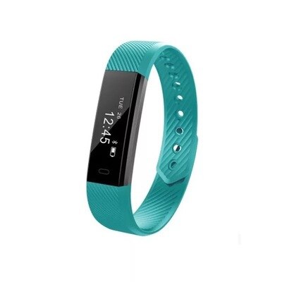 ID115 Smart Band Armband Stappenteller Fitness Smartband Wekker Trillingen Polsbandje Kleur Screen Smart Armband Sport: green