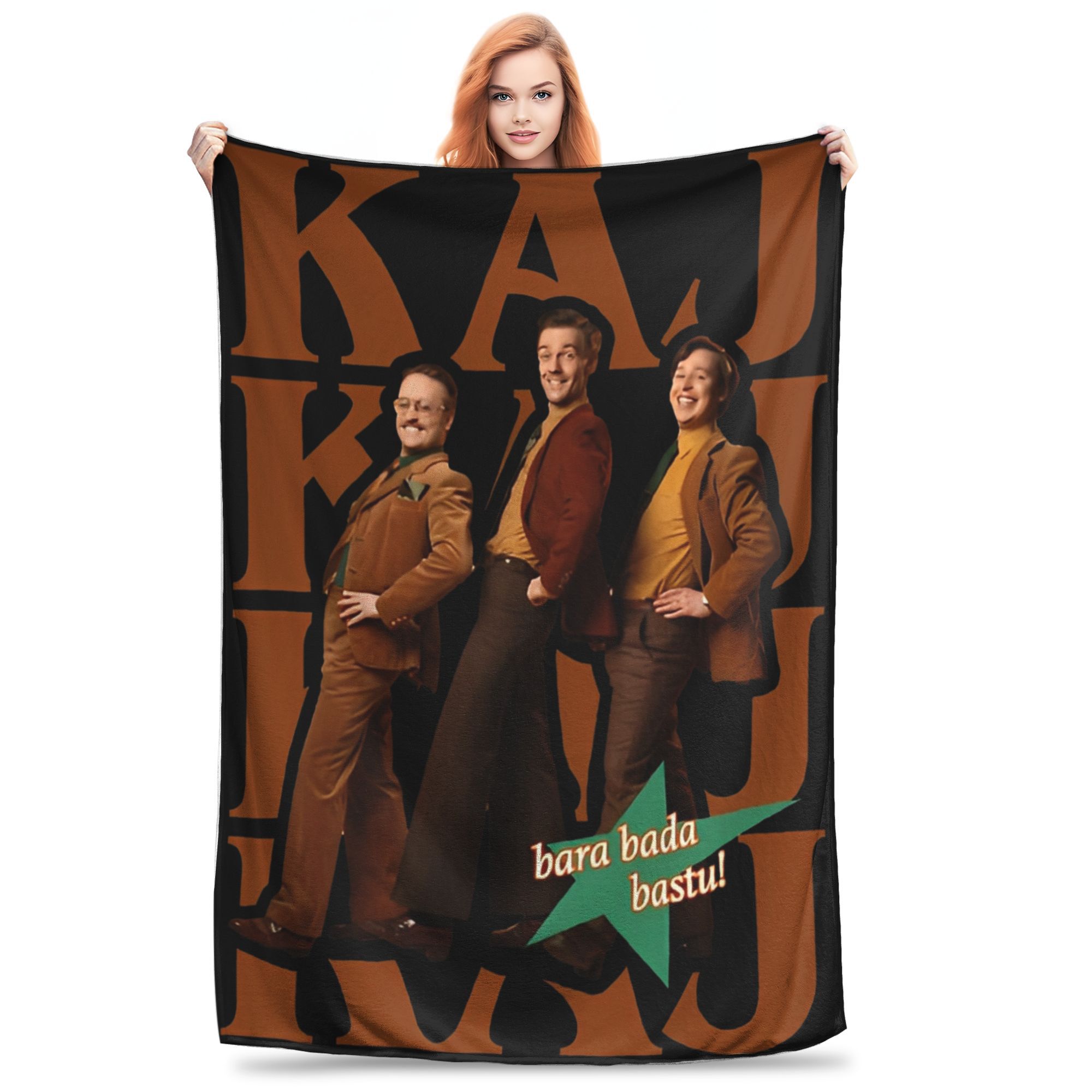 Melody Esa Diva Espagne Eurovisions 2025 Couverture pour canapé Couverture en peluche douce 50 x 60 pouces Couvre-lits de tailles multiples pour toutes les saisons: Plein / Orange