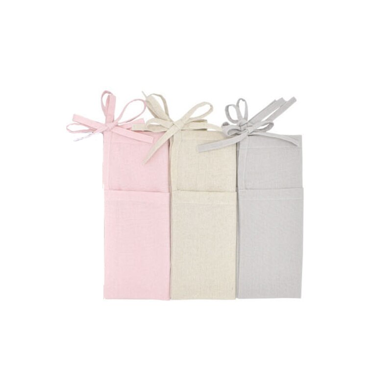 Sac de rangement suspendu pour berceau de bébé en coton, sac de rangement suspendu pour lit de bébé de , organisateur de lit de bébé, poche à couches de jouets pour ensemble de literie pour bébé