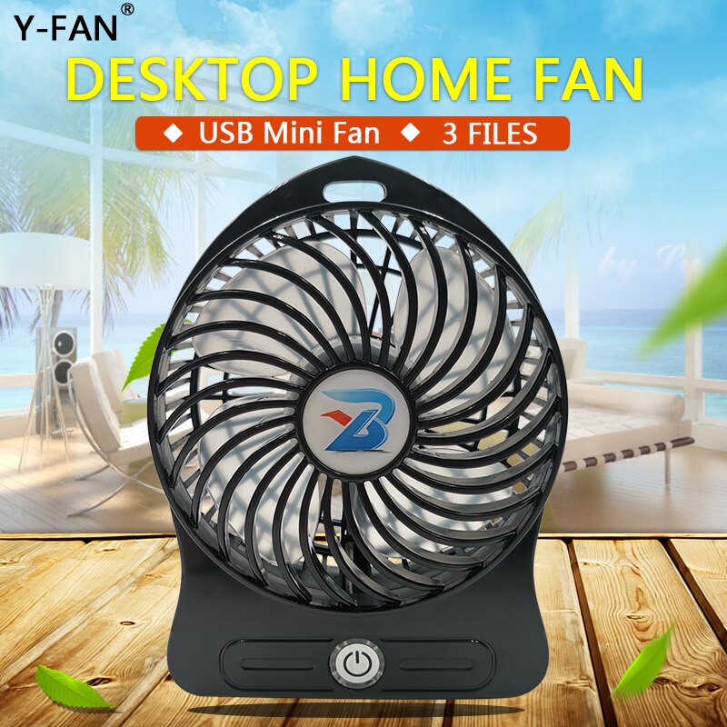 Factory Silent fan Mini usb small fan student desktop fan Multi-color
