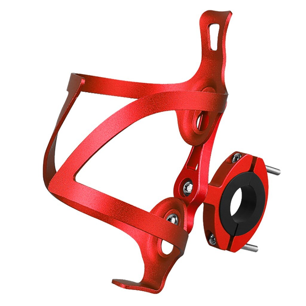 Fahrrad Wasser Flasche Käfig Rack Road Fahrrad Radfahren Legierung Tasse Flasche Halter Fahrrad Wasser Flasche Käfig Fahrrad #35: Red 