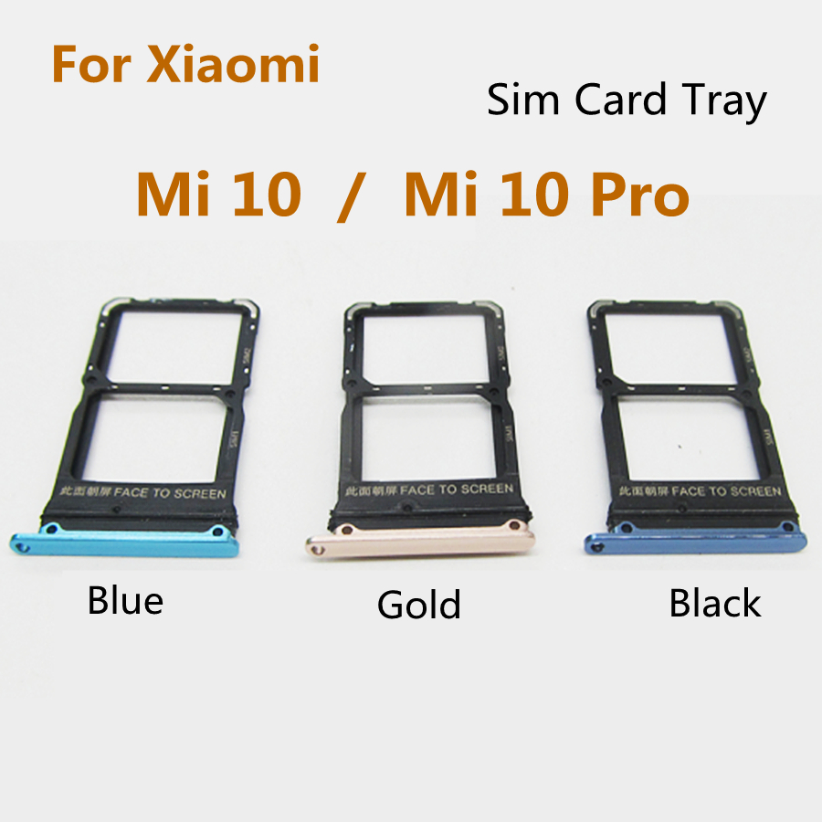 6.67 &quot;für Für Xiaomi 10 Mi 10 Profi Sim Karte Tablett Mikro Sd-karte Adapter Sockel Slot Halfter Für xiaomi Mi 10 5G Karte Buchse Reparatur