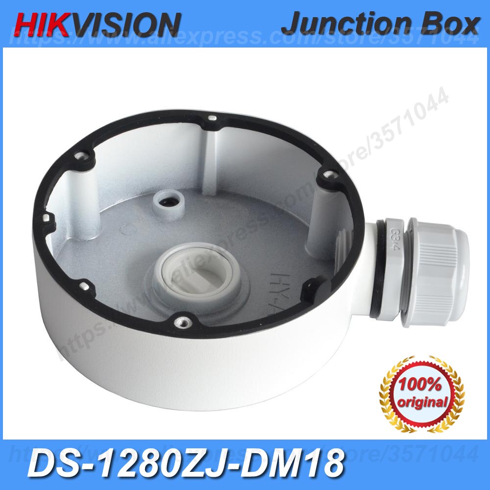 Original Hikvision Bracket Junction Box DS-1280ZJ-DM18 Indoor Celling Mount for DS-2CD2143G0-I DS-2CD2145FWD-I DS-2CD2183G0-I