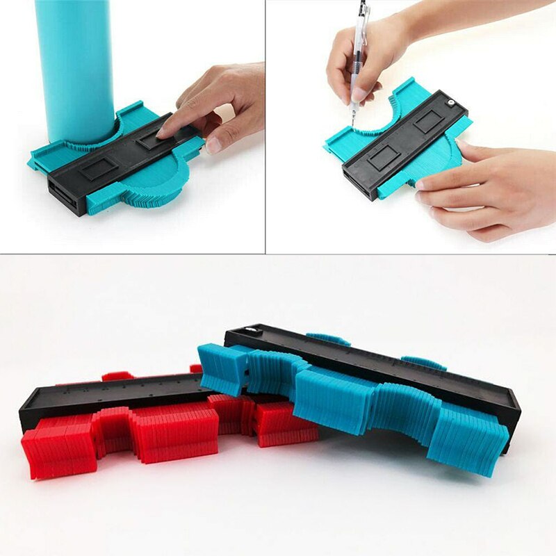 Shape Contour Gauge Duplicator Measuring Profile Tool Contour Duplication Gauge Contour Template Plastic Contour Copy Duplicator