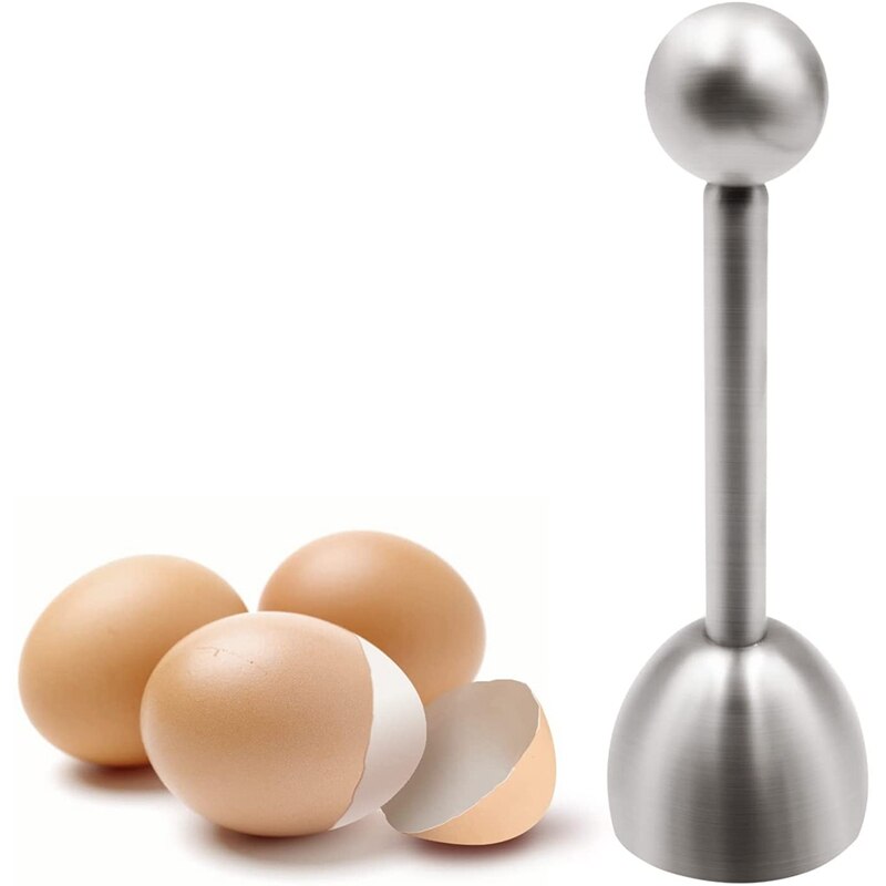 Cortador De Huevos De Acero Inoxidable - Separador De Cáscara Para Huevos Duros Y Blandos