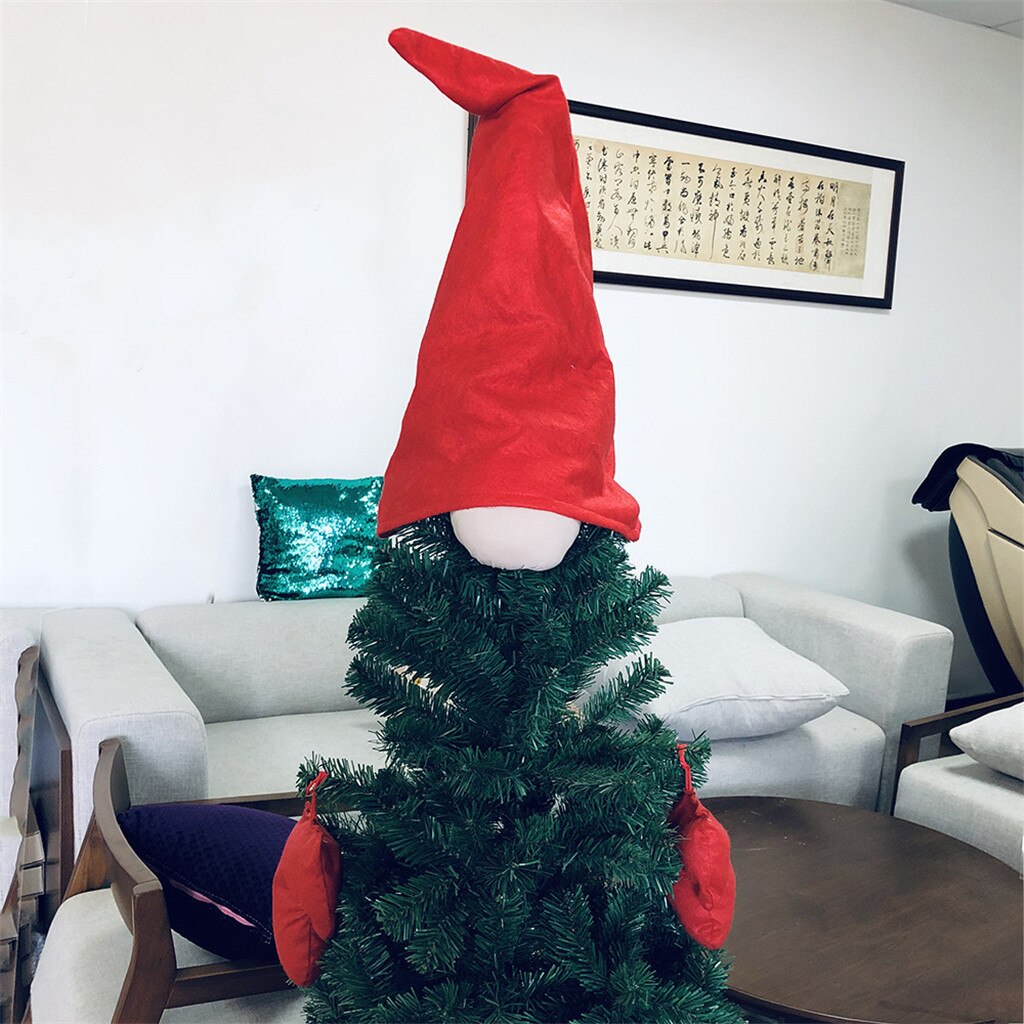 1 Pc Kerstboom Topper Cover Boom Top Hoed Kerstboom Ornamenten Home Decor, xmas Home Kids Adornos Navidad Fdh