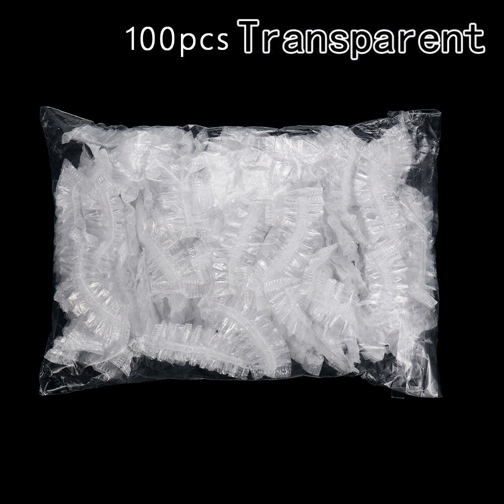 Cubierta desechable para la oreja, impermeable, para baño, ducha, salón de belleza, Protector de oídos, gorros para teñir el cabello, orejeras de una sola pieza, 50/100 Uds.: 100pcs