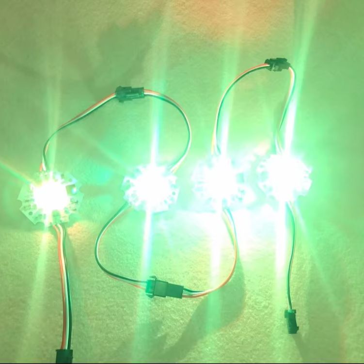 3W/9W High Power WS2811 Gecontroleerde Led Pixel Module; DC12-24V Ingang; Rgb Addressable Full Color