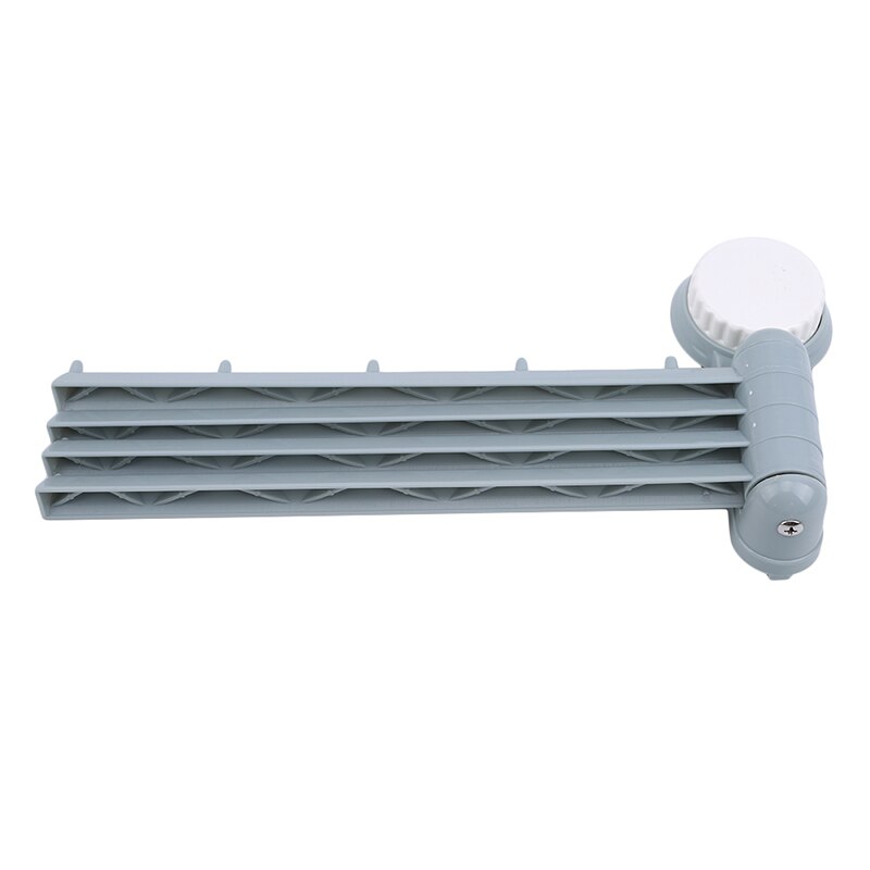 Swivel 180 Degree Bathroom Kitchen Rotating Rack Strong Suction Towel Rail Storage Shelf Wall Removable Towel Bar: blue