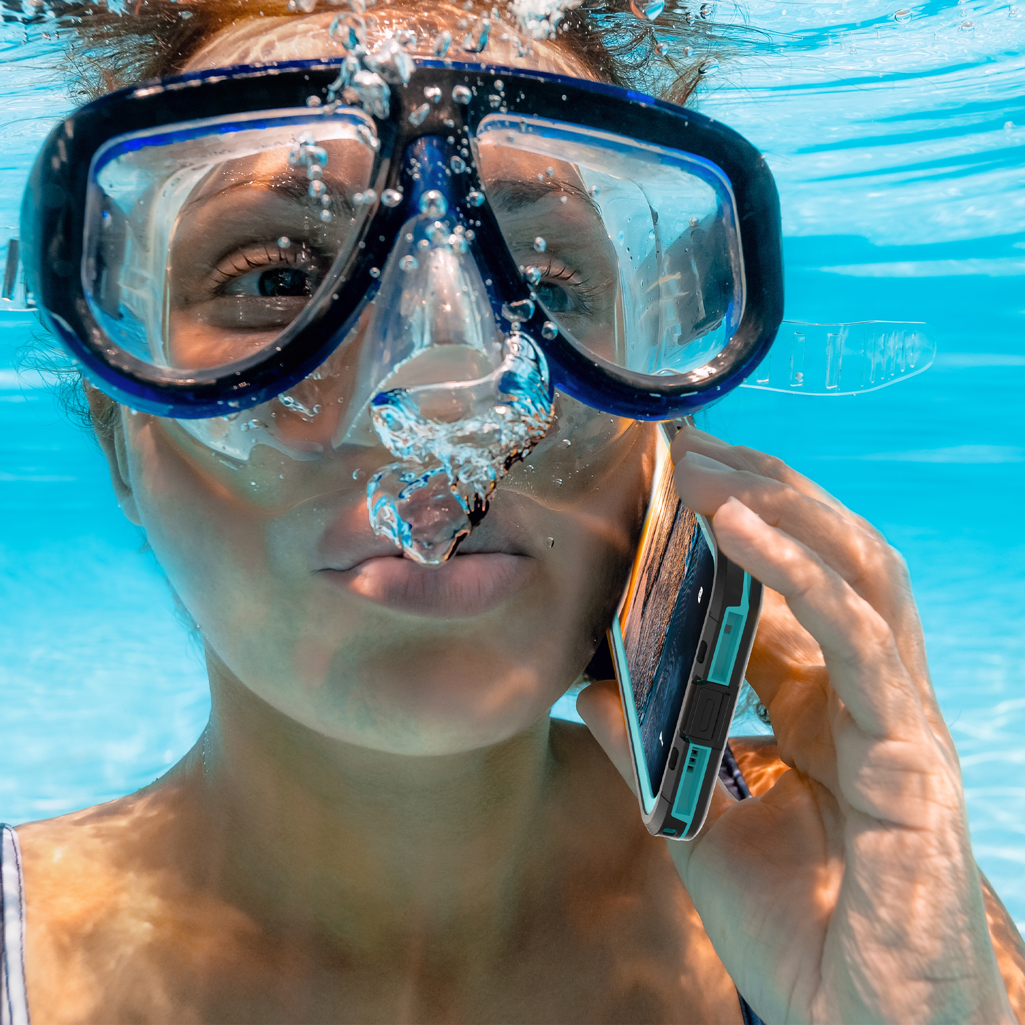 IP68 wasserdichte Hülle für iPhone 16 15 Pro Max 14 13 Pro Ganzkörper schutzhülle Schwimmen Unterwasser tauchen Magsafe Magnet hülle