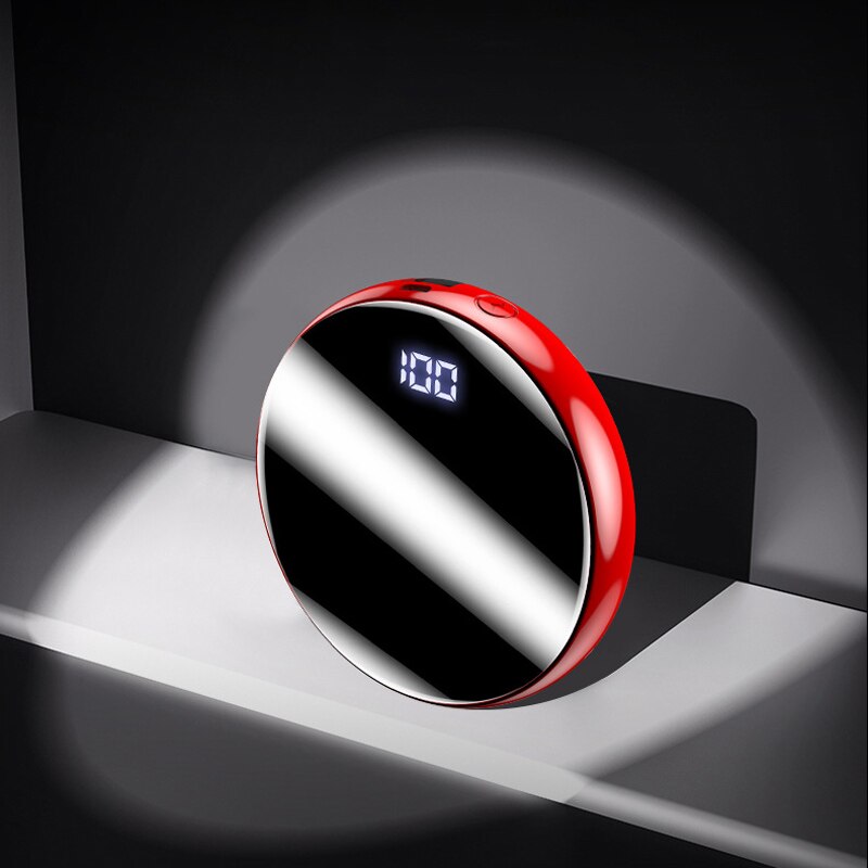 Mini batterie externe portative ronde Micro USB chargeant le chargeur sûr de grande capacité de petite taille pour Xiaomi iphone Samsung Powerbank