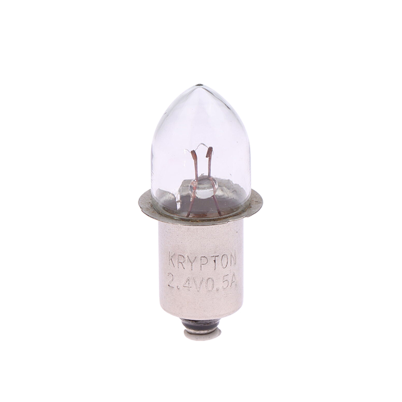 Bombilla de Base práctica p13.5S, linterna de estilo antiguo de 2,4 V, 3,6 V, 4,8 V, 6V, 7,2 V, 0.4A, 0.5A, 0.75A, Bombilla de Lámpara de trabajo: Azul