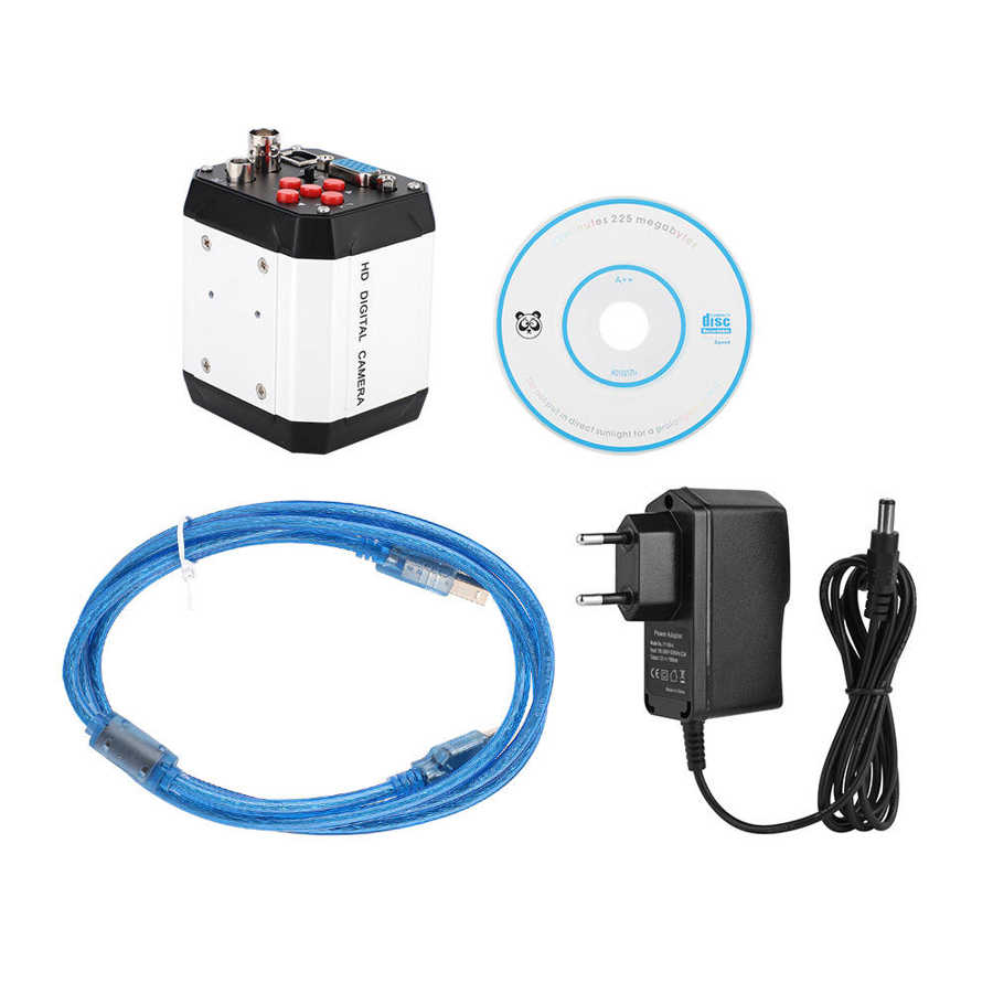 High Resolution 100-240V 2MP Industry Microscope Camera C-mount Video Camera MN: Default Title