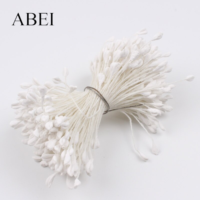 5mm 350pcs Kunstmatige Bloem Stamper Handgemaakte Kous Bloem Materiaal Matte Meeldraden voor Wedding Plakboek Cake Decoratie: 15