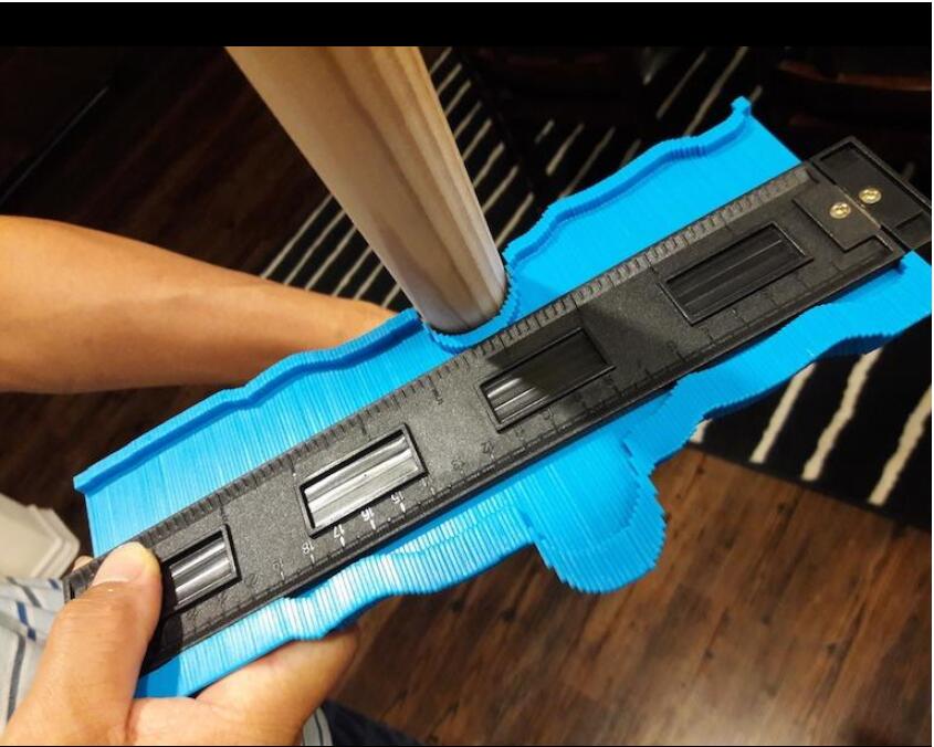 GOXAWEE 5/10/15/20 Inch Plastic Contour Gauge Profile Copy Gauge Contour Duplicator Template Tiling Laminate Tiles Marking Tool