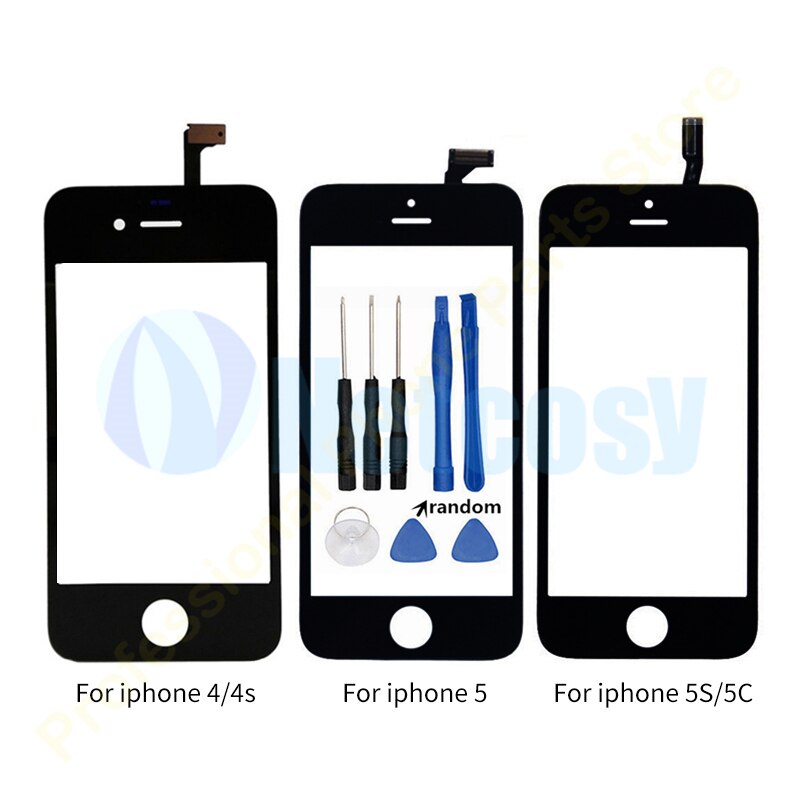 Voor Iphone 4 4S Touch Screen Digitizer Voor Touch Panel Glas Lens Voor Iphone 5 5S 5C Touchscreen vervangende Onderdelen &amp; Gereedschap