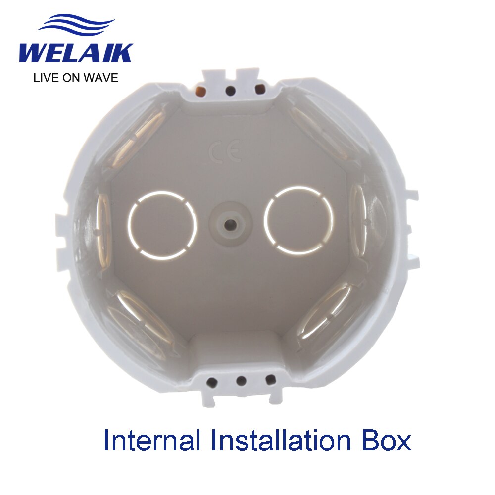 WELAIK EU Electrical-installation boxes-the Savior-White PlasticFlame-retardant ABS-EU Installation-Box A101W