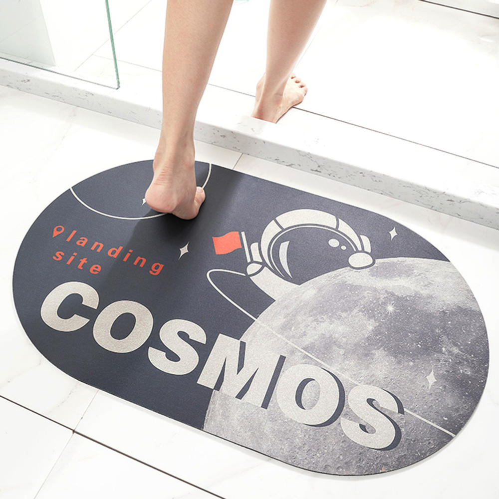 Diatom Cushion Instant Dry Bathroom Mat Quick Drying Carpet Strong Water Absorption Moisture-proof Toilet Floor Non-Slip Rug