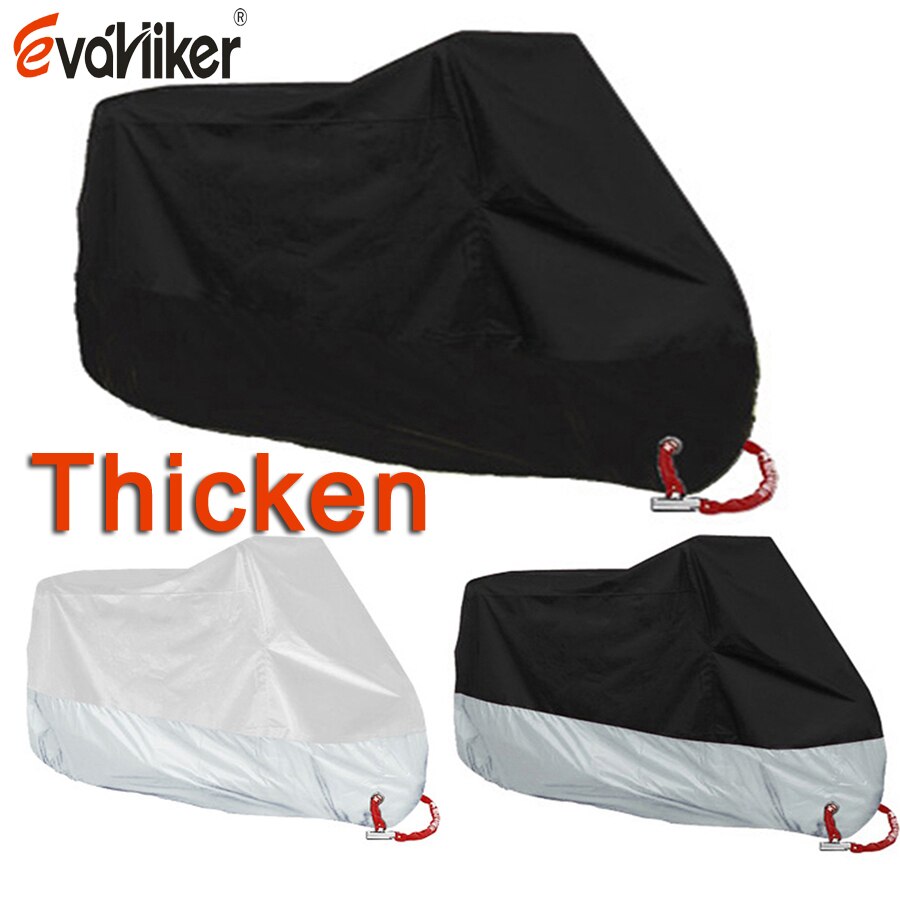 210D Thickened Scooter Covers M - 4XL universal Outdoor Uv Protector Bike Rain Dustproof cover Motorcycle waterproof