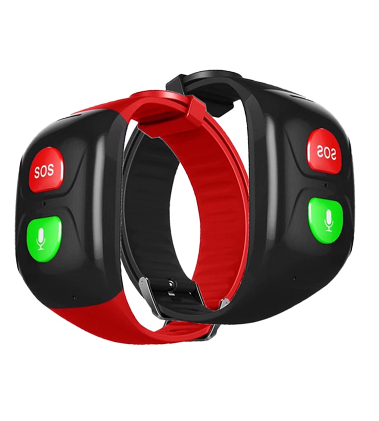 gps bracelet gps watch tracker sos dialer parental altheimer care big sos button heart rate blood pressure elderly care