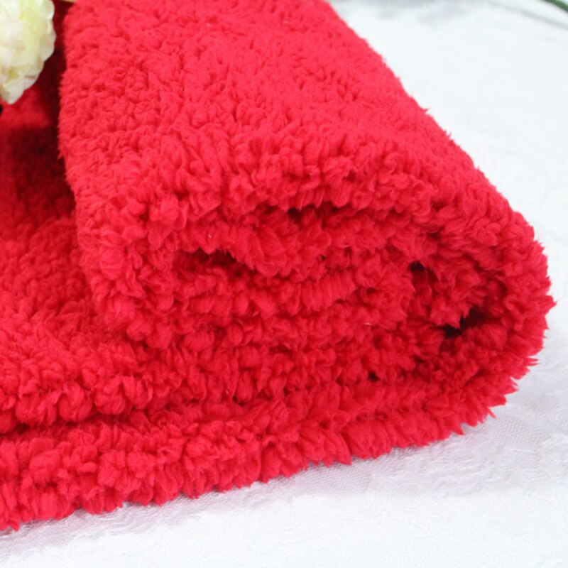 100 brede katoenen fluwelen pluche stof zachte warme poppenhuisdierkleding handschoenvoering verdikte lamswol stof doe-het-zelf naaien: 01