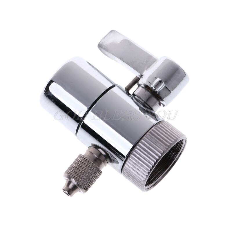 Faucet Adapter Diverter Valve Counter Top Water Filter Faucet Diverter Valve Ro System 1/4" 2.5/8" 3/8" Tube Connector