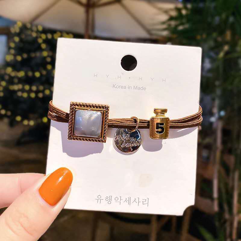 Trend Koreaanse Eenvoudige Duurzaam Chouchou Vrouwen Meisjes Elastische Haar Elastiekjes Holder Accessoires Tie Haar Touw Ring Hoofdtooi