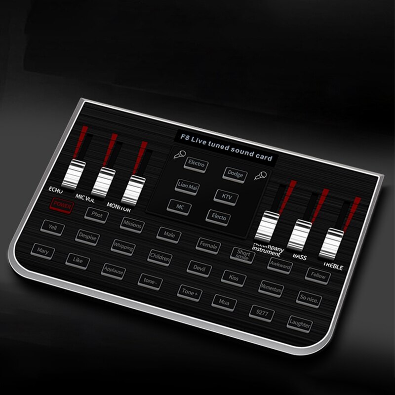 Muziek synthesizer tuning geluidskaart o anker zangapparatuur mobiele telefoon computer microfoon stemverandering