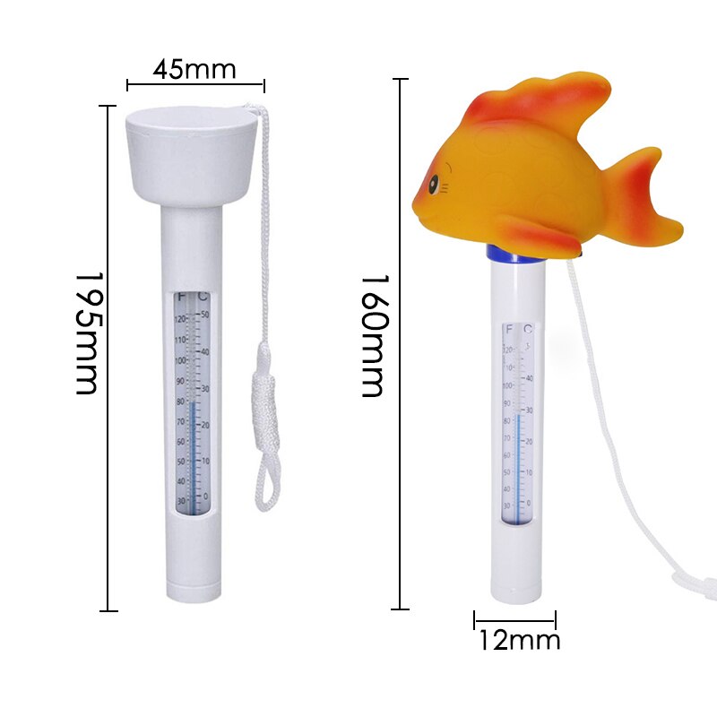 Flydende svømmebassiner termometer vandtemperaturmåler tester mini størrelse vandtemperatur måleinstrumenter 1pc#1