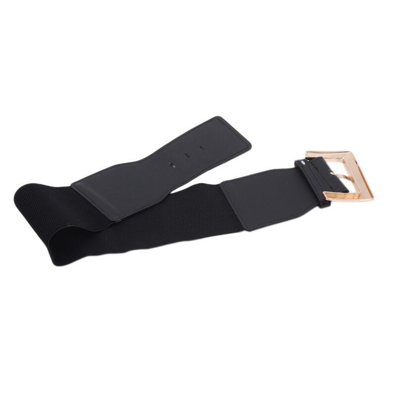 Cinturón de talla grande para mujer, corsé de , faja elástica negra, cinturón de vestido grande elástico ancho