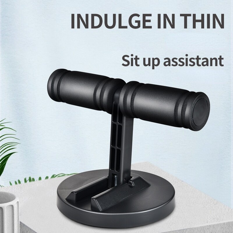 Foldable Gym Equipment Sit-up Aid Ab Roller Home Fitness Sit-Up Assitant Lazy Beautiful Legs Sit Up Bar Self-Suction Abs Machine