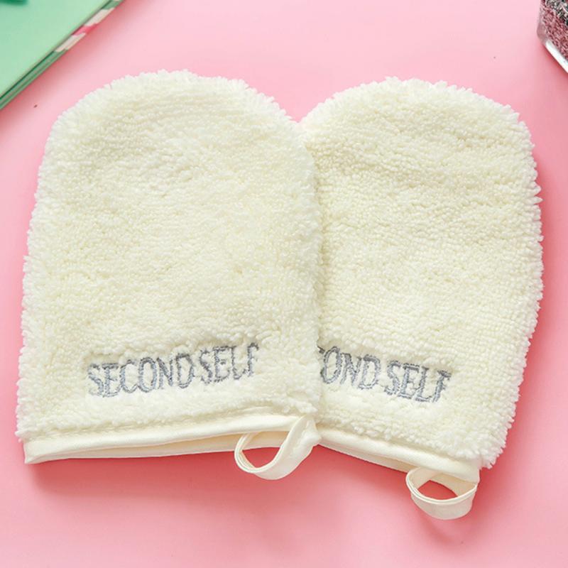 1PC Comfortable Microfiber Facial Cloth Face Towel Water Remover Cleansing Glove Reusable Remover Tool