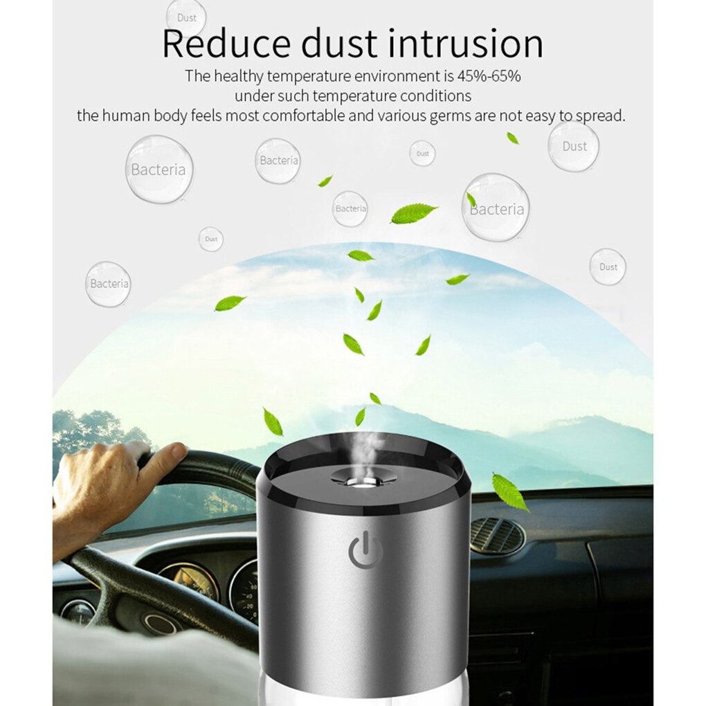 USB Mini Car Humidifier car diffuser Portable Home Office Air Humidity Increasing Device Air Freshener Car Fast Charger