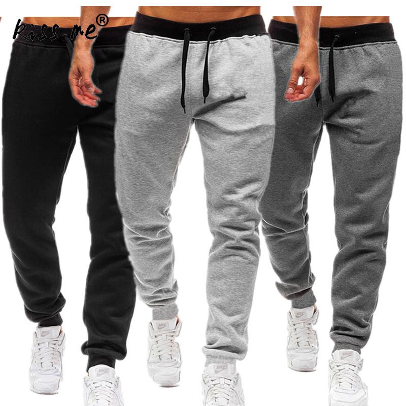 Bomuld herre sportsbukser løse løbebukser løse gym shorts løbe fitness bukser herre åndbar solid sportstøj