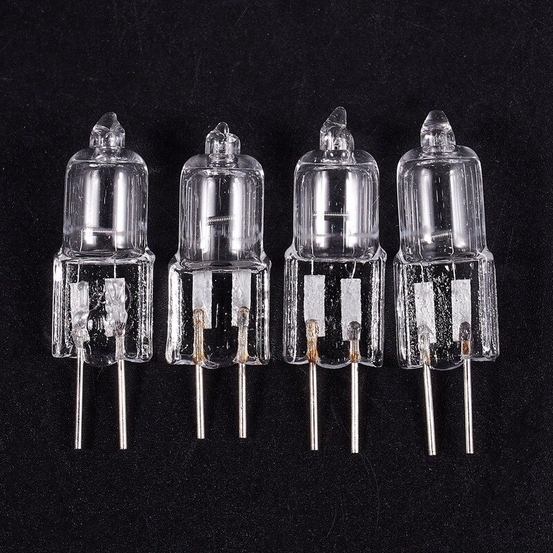 12V 20W 2 pin G4 Base Halogen Light Bulb 4 Pieces Warm White