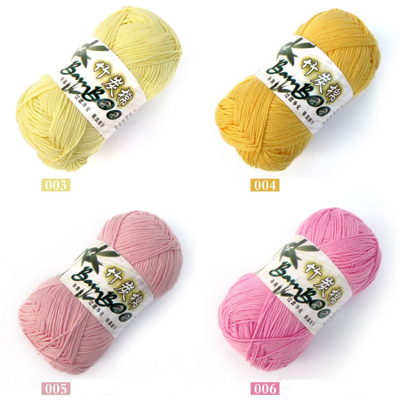 70% bamboo fiber 30% cotton hand knitting yarns Anti-Shrink Baby yarns crochet thread cotton thread thick bamboo cotton yarn