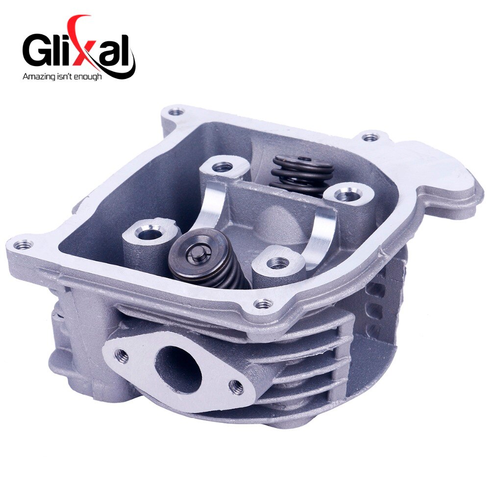 Glixal GY6 72cc 80cc Chinese Scooter Engine 47mm Cylinder Head Assy 139QMB 139QMA Roketa Qingqi ZNEN Moped ATV (64mm valve)