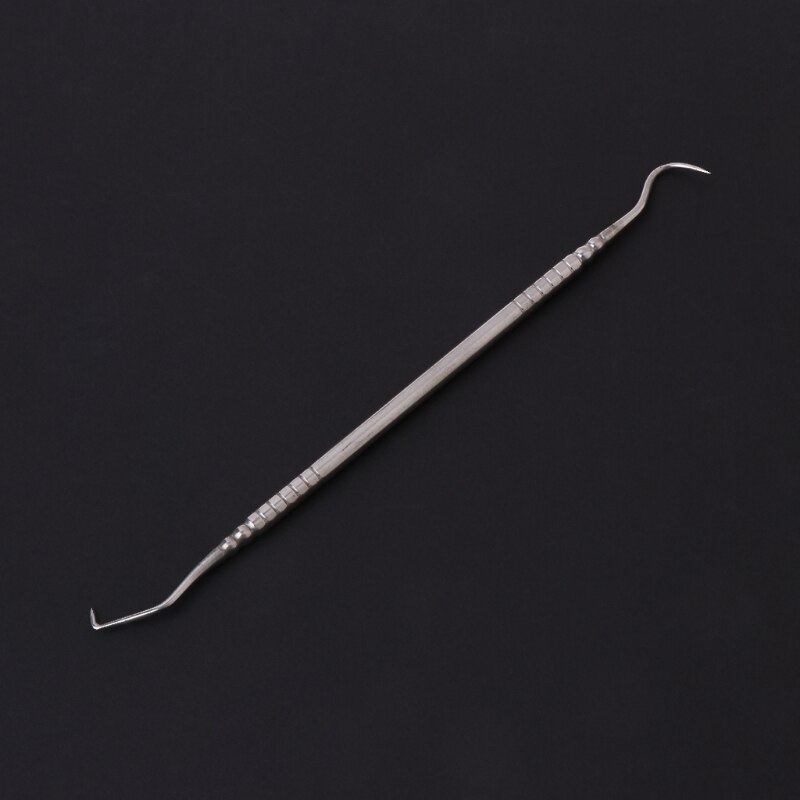 1Pc Double Ends Dentist Teeth Clean Hygiene Explorer Probe Hook Pick Dental Tool X7JA