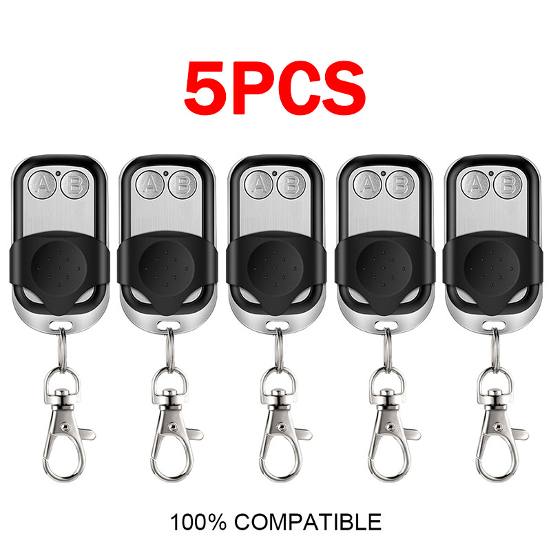 Pour SOMFY KEYTIS NS 2 RTS 1841026 Télécommande de portail 433.42MHz 2 boutons 1841025 SOMFY KEYTIS NS 4 RTS Télécommande de porte de garage: Argent