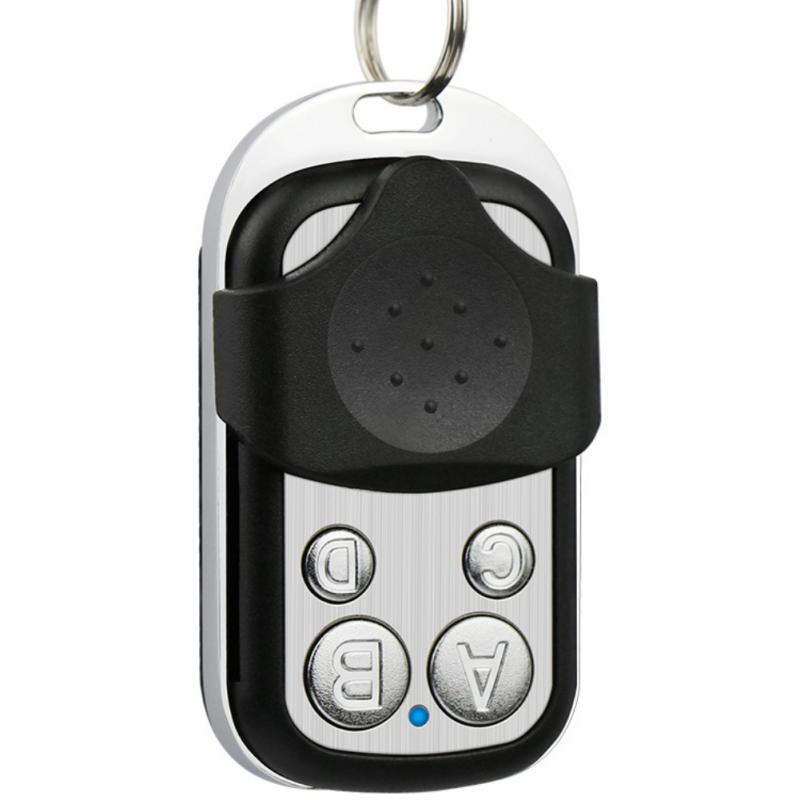 Universal 4 Buttons Garage Door Opener Remote Control 433MHZ Clone Fixed Learning Rolling Code Duplicator Garage